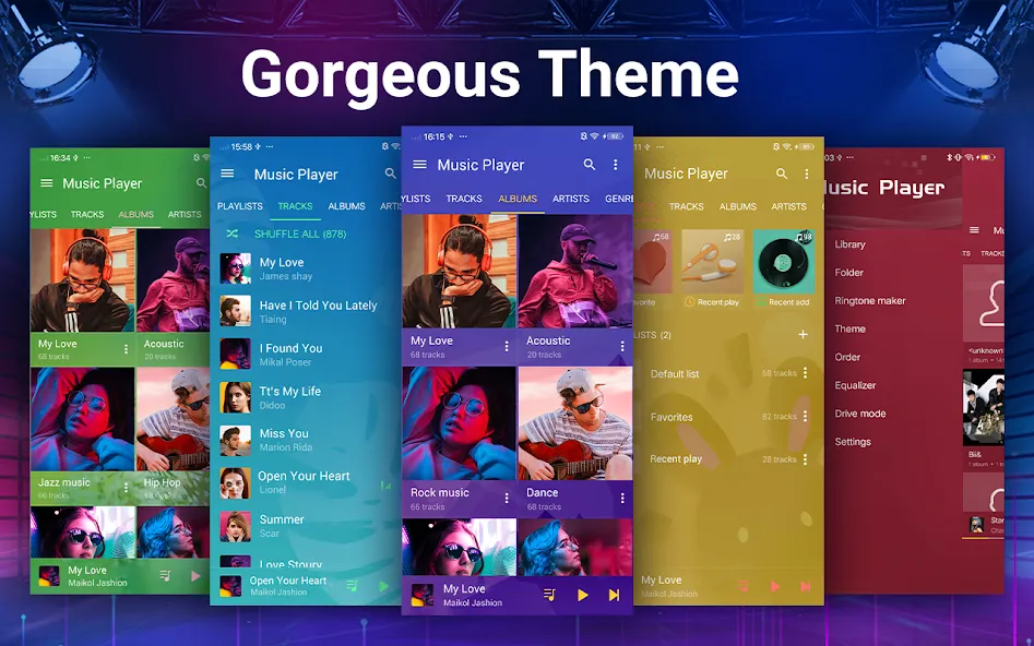 Music Player - Bass booster screenshot 2