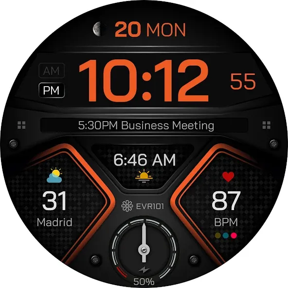 EVR101 Digital Watch Face screenshot 29