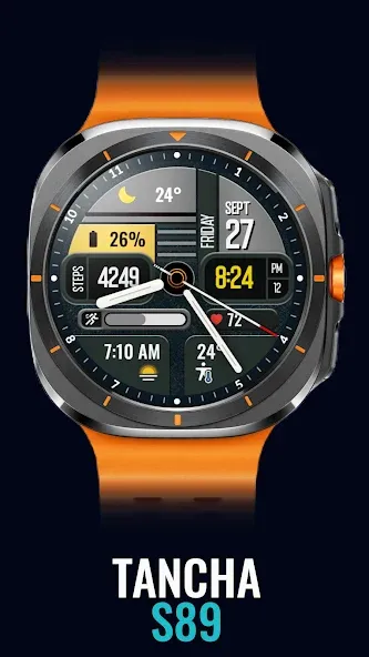 Tancha S89 Hybrid Watch Face screenshot 1