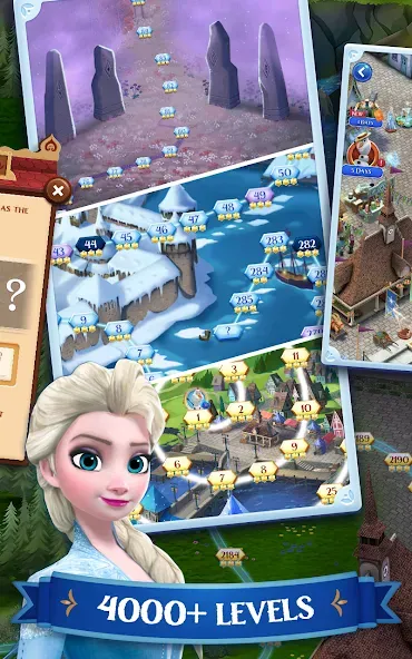 Disney Frozen Free Fall Games screenshot 3