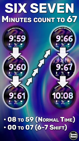 SHL Six Seven Watch Face screenshot 12