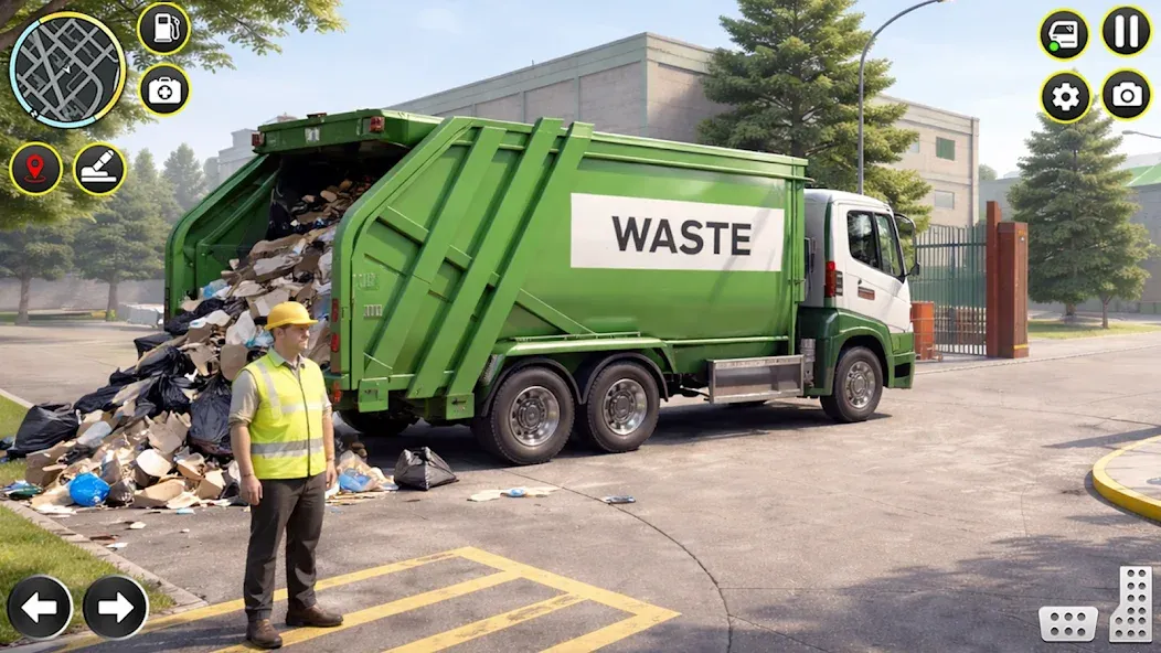 US Real Trash Truck Driver Sim screenshot 4