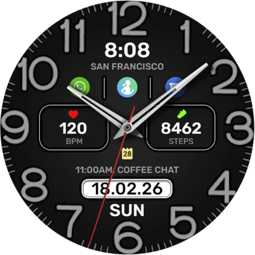 WFP 222 Practical watch face screenshot 42