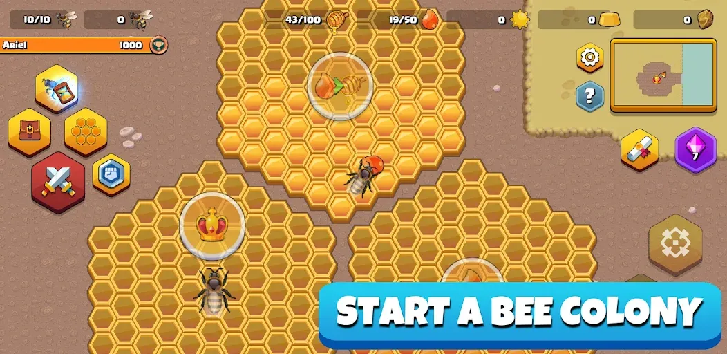Pocket Bees: Colony Simulator screenshot 1