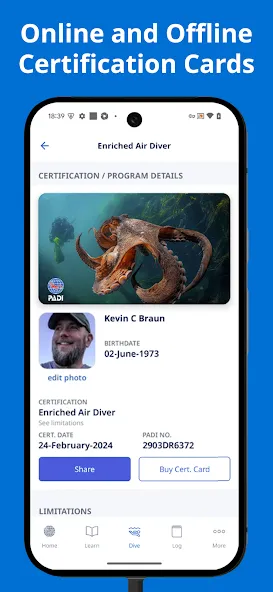 PADI screenshot 5