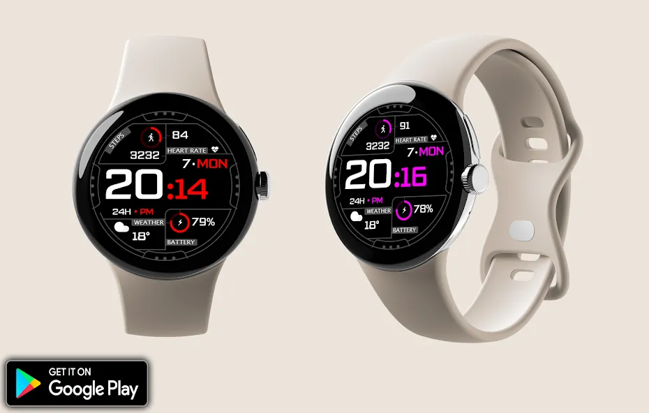 Digital Wuxysyp Watch face screenshot 4