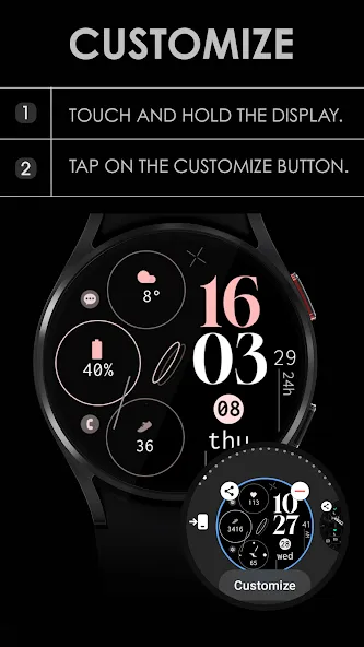 Dream 139 simple watch face screenshot 7