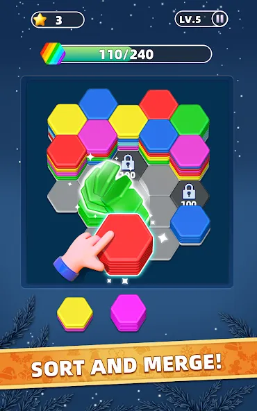 Hexa Master 3D - Color Sort screenshot 9