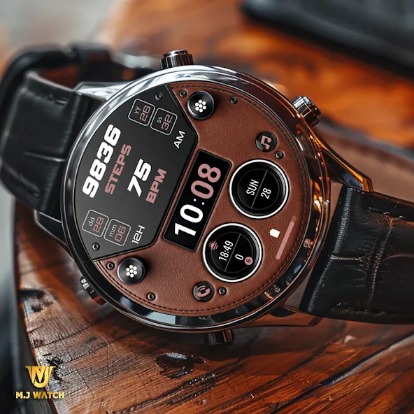 MJ200 Leather Digital Watch screenshot 3
