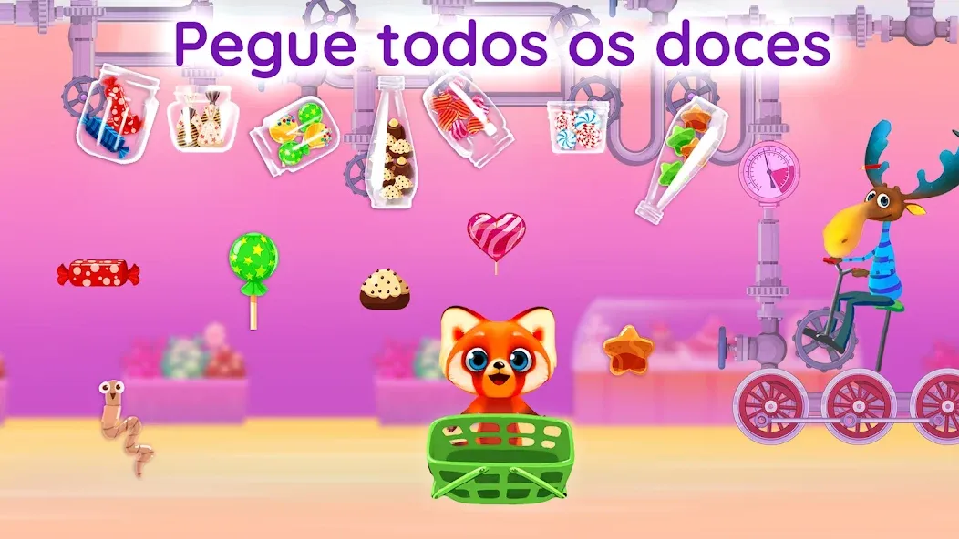 Jogo crianças com Panda Rocky screenshot 3