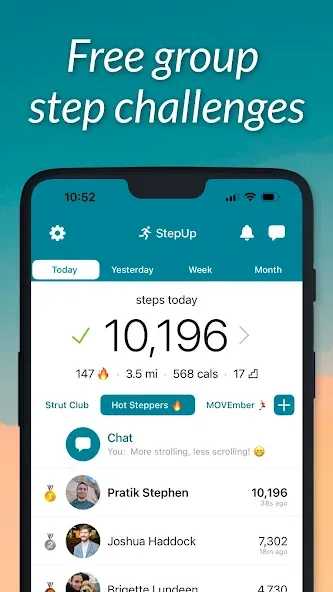 StepUp SCHRITTZÄHLER Pedometer screenshot 4