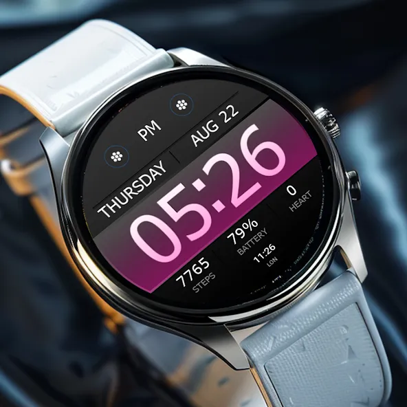 Key WF40 Digital Watch Face screenshot 8