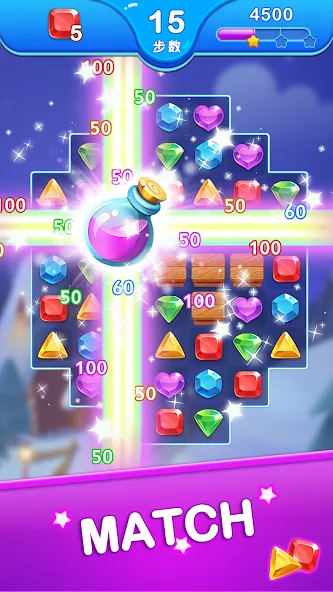 Jewel Blast Dragon - No Wifi screenshot 1