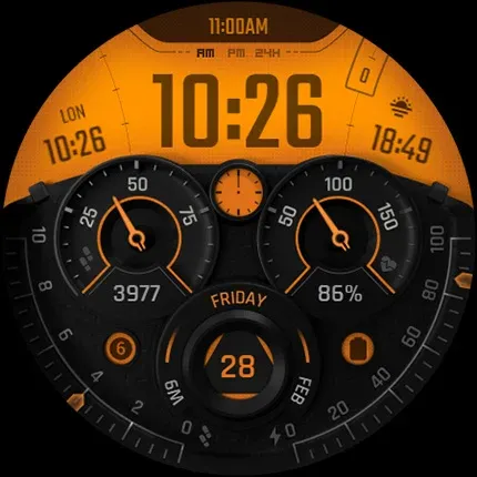 S4U Race2 - digital watch face screenshot 11