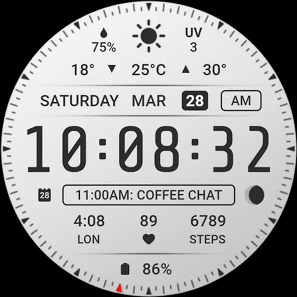 Watch face 10h08.com #146 screenshot 28