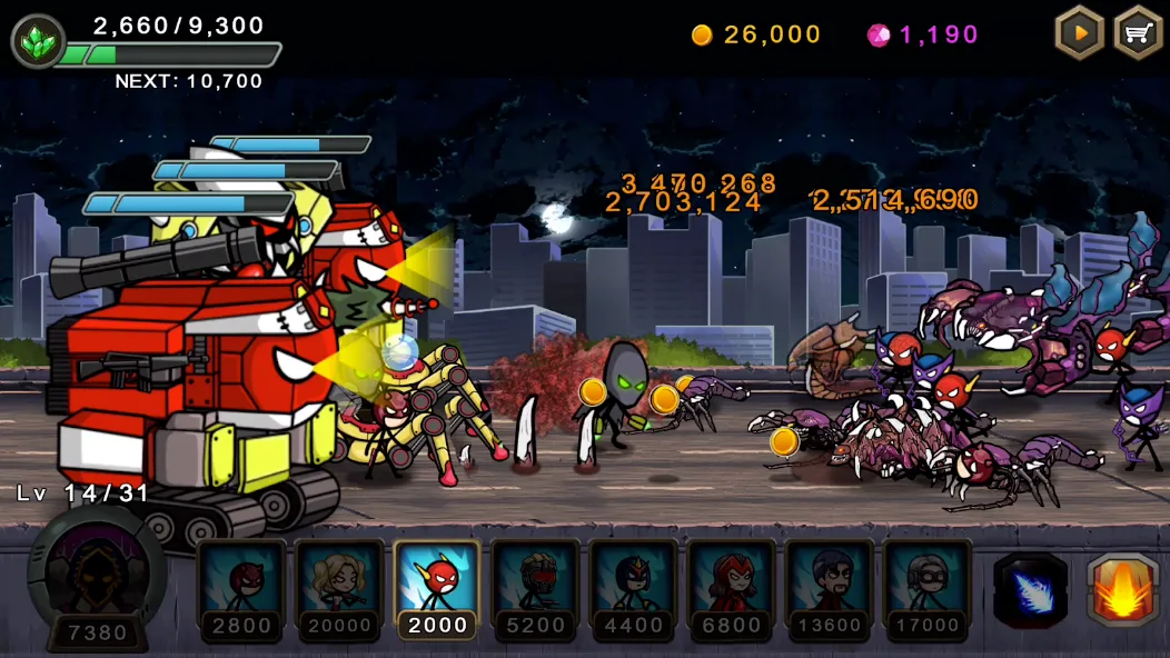 HERO WARS SuperStickmanDefense screenshot 2