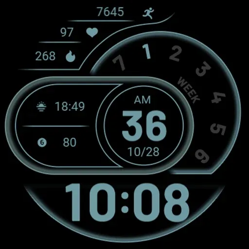 Dreamy Micro Blue ZKin Watch screenshot 8