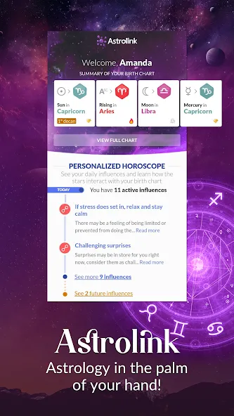 Astrolink: Birth Chart screenshot 9