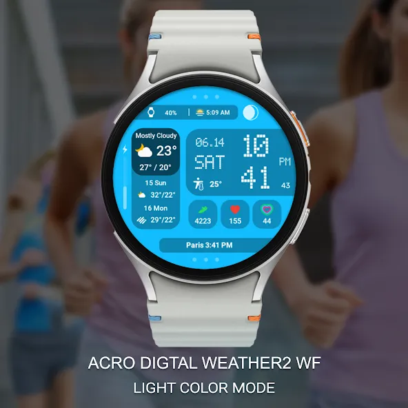 ACRO Digital Weather Watchface screenshot 1