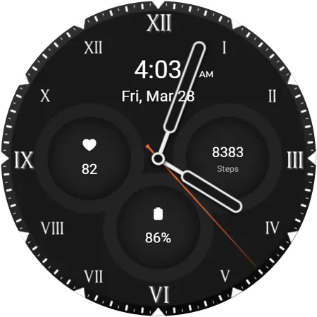 Romani Ite Domum Watch Face screenshot 14