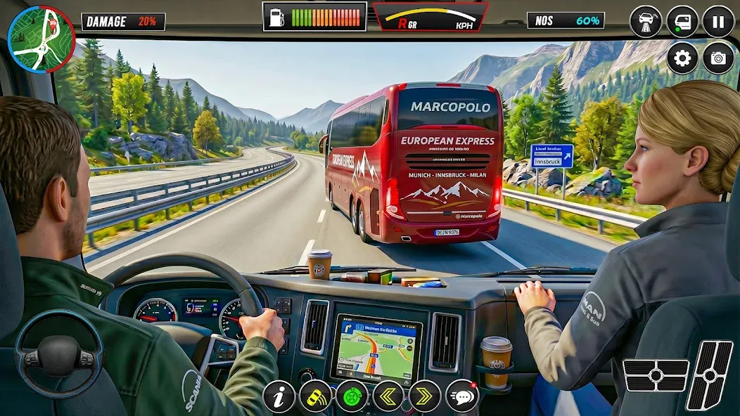 Euro Bus Simulator Offroad Bus screenshot 4