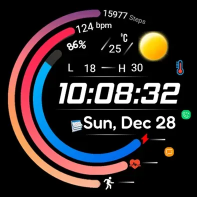 Digital FSW300 Watchface screenshot 15