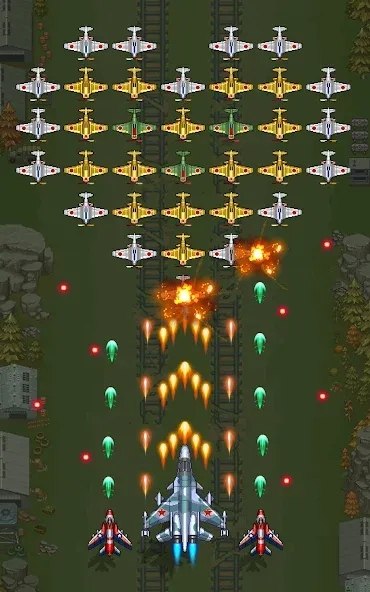 1945 공군: 레트로 오락실 슈팅 게임 screenshot 9