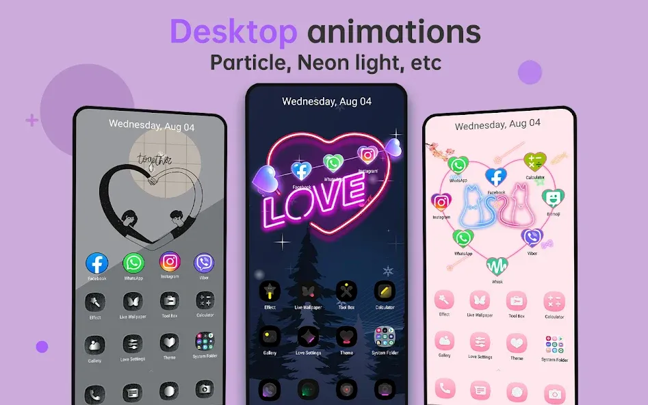 Love Launcher: lovely launcher screenshot 5