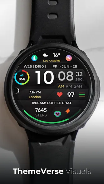 TVV Sport 4 Digital Watch Face screenshot 1