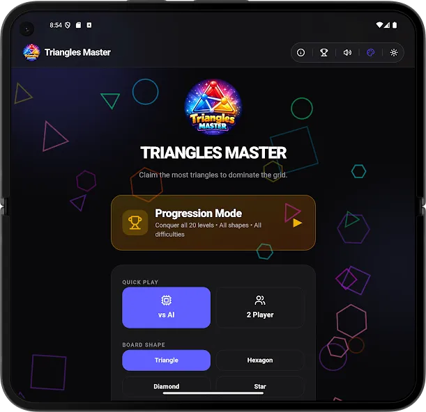 Triangles Master Ai Offline screenshot 17