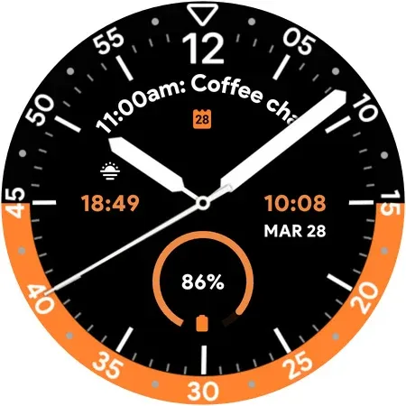 Horizon Analog 2 - Watch face screenshot 7