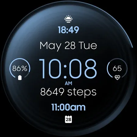 Shine 360 - digital watch face screenshot 9