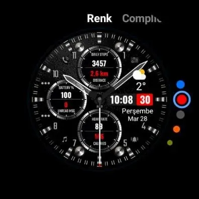 S200 Hybrid Watchface screenshot 7
