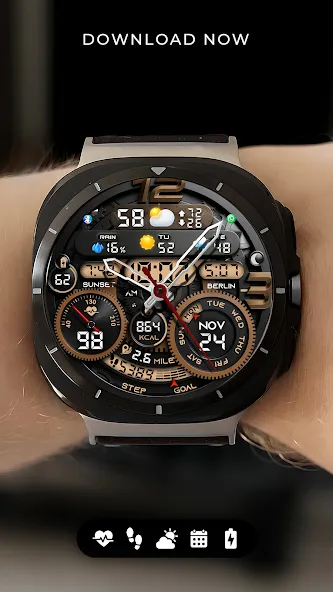 PER32 Ultra Hybrid Watch Face screenshot 8