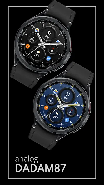 DADAM87: Hybrid Watch Face screenshot 1