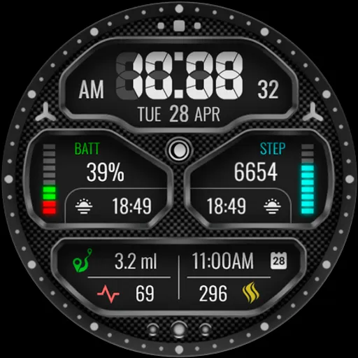PT45 Hybrid Watch Face screenshot 26