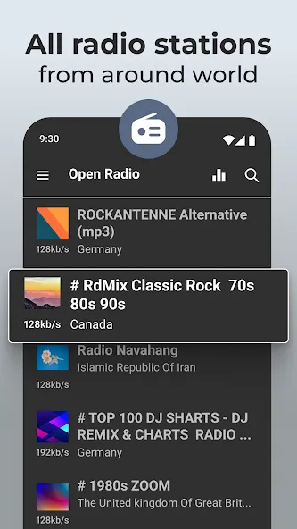 Open Radio - Online FM Radio screenshot 1