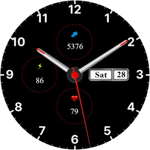 Analog Minimal Watch face screenshot 8