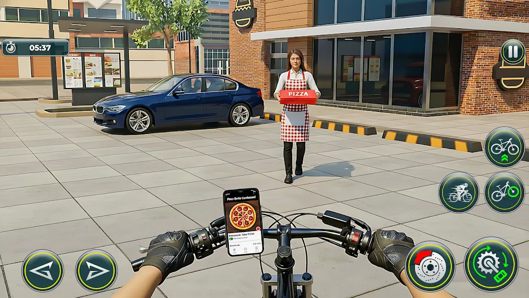 Pizza Delivery: Cycle Rider 3D screenshot 2