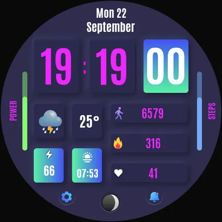 Baku Digital Watch Face screenshot 34