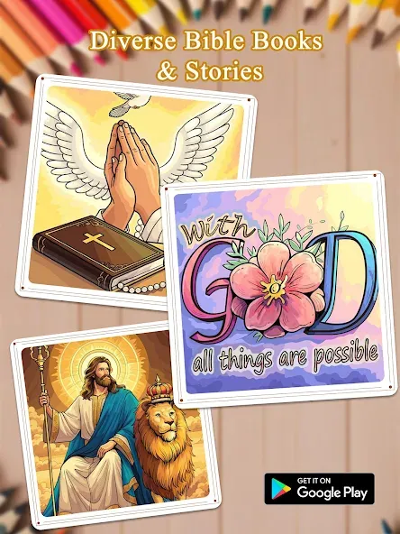 Bible Color Paint By Number screenshot 14