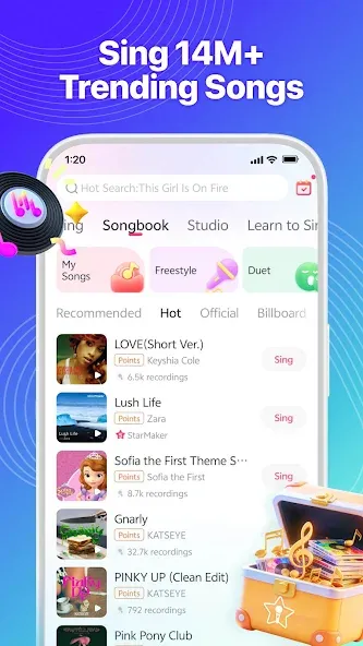 StarMaker: Sing Karaoke Songs screenshot 2