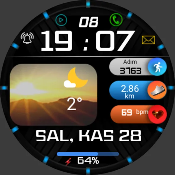 FSW248 digital Watchface screenshot 8