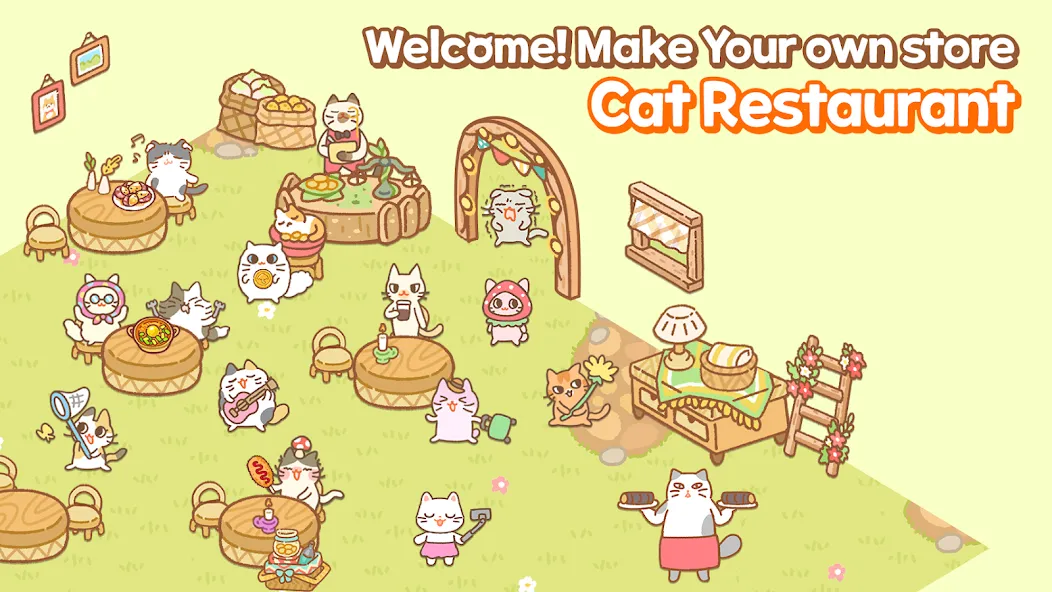 Cat Chef Snack Bar Tycoon screenshot 1