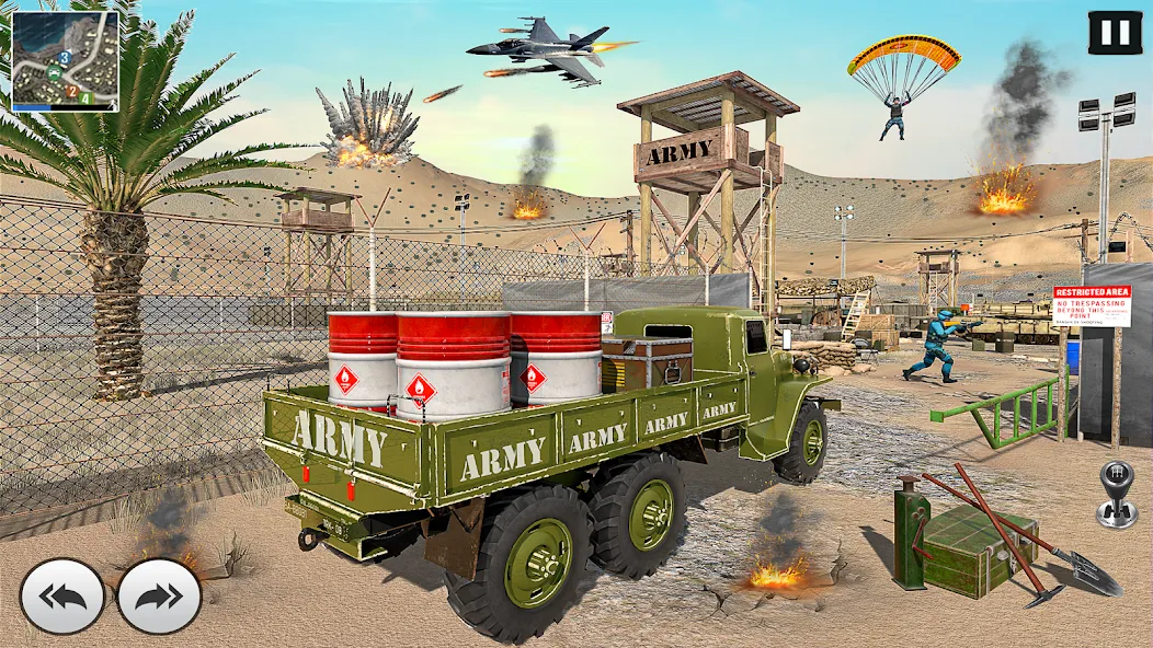 Army Vehicles Truck Simulator screenshot 2