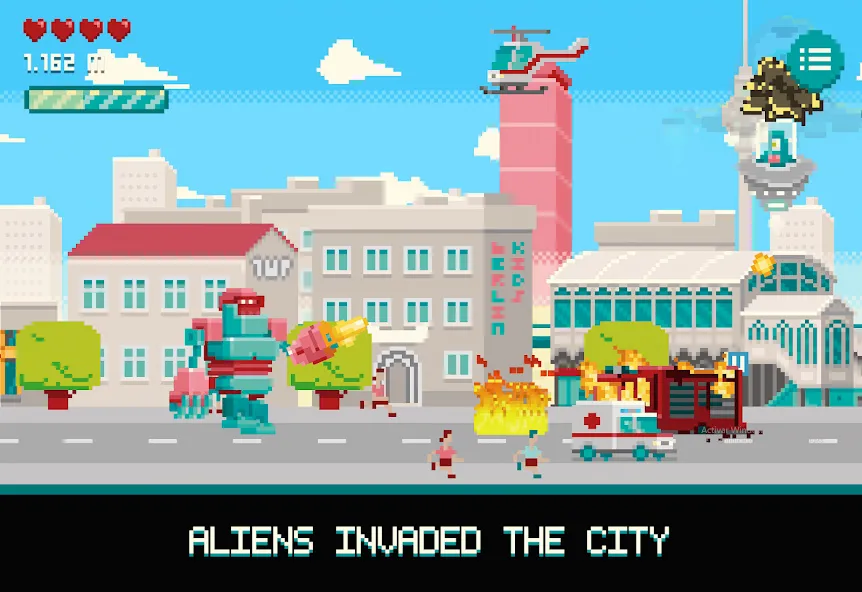 Pixzilla: King of the Robots screenshot 1