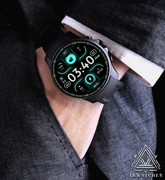 Fancy Digital Watch Face screenshot 2