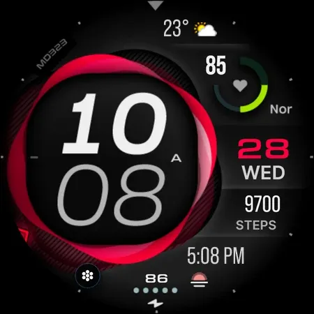 MD323 Modern Digital WatchFace screenshot 13