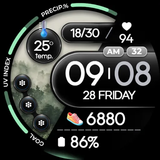 OMG 354 Weather Watch Face screenshot 25