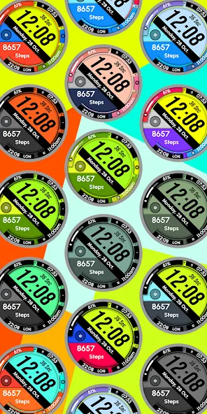 RE61 - Runner Watch Face screenshot 6